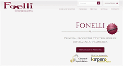 Desktop Screenshot of fonelli.com